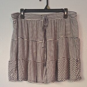 LuLaRoe Blue and White Striped Garment